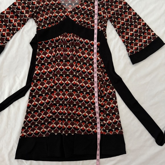 Vintage Tiana B Womens Y2K Babdydoll Dress S Geometric Preppy Boho Forest Fairy - Picture 4 of 7